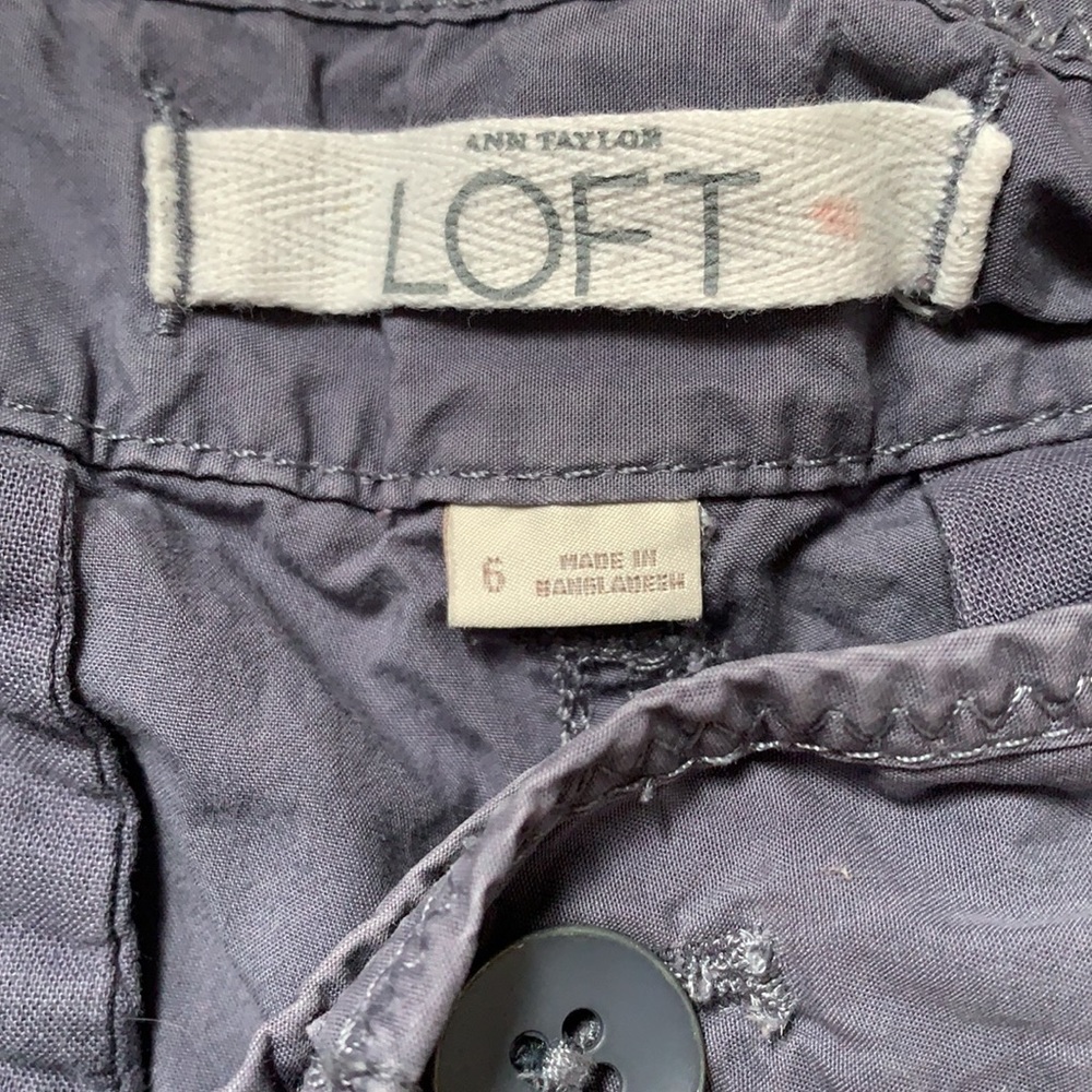 LOFT Ann Taylor cargo Capri pants size 6 - Picture 6 of 15